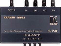 Купить Видео-аудио коммутаторы KRAMER 4x1VB: цены, характеристики, фото в каталоге VEGA AV